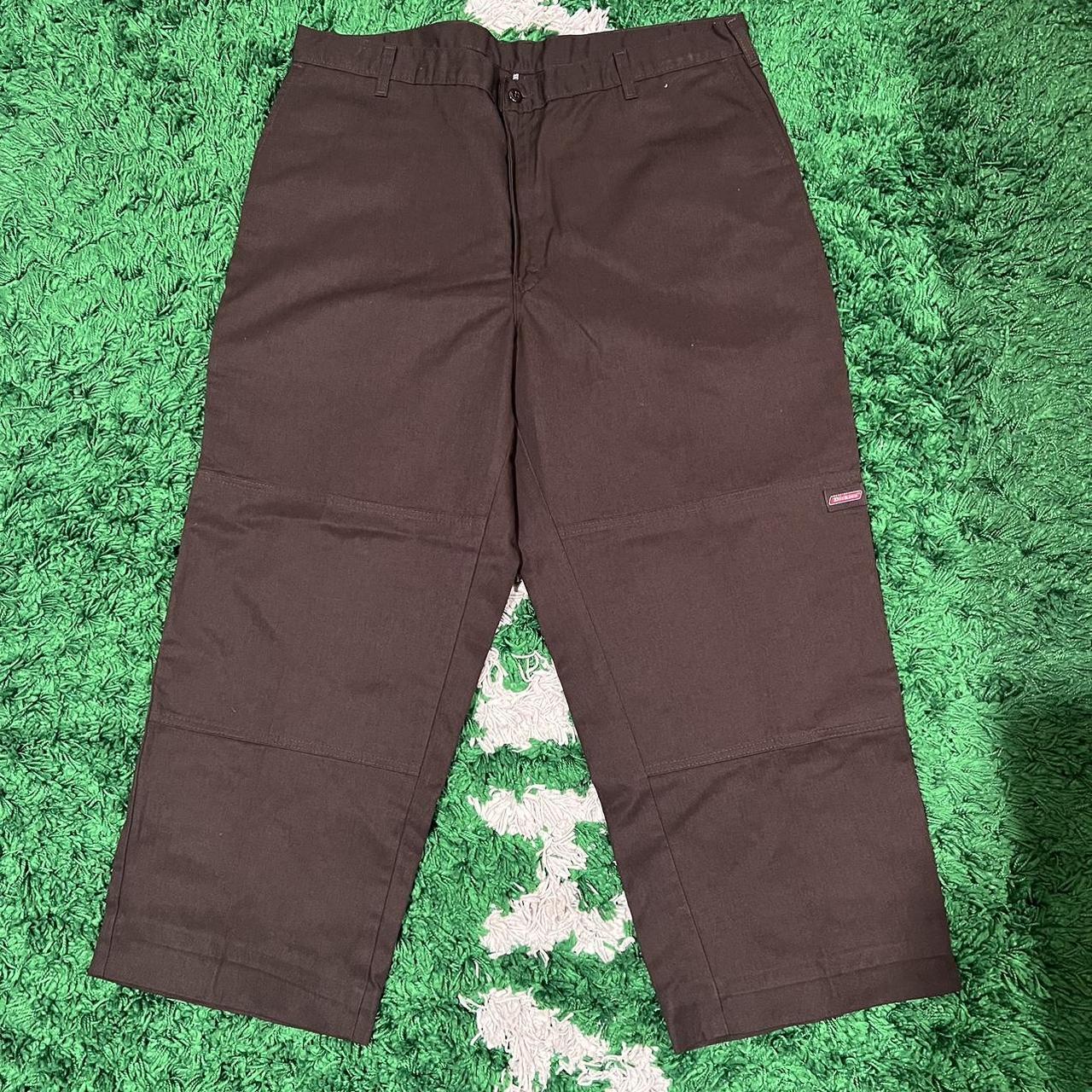 Brown Double Knee Dickies Workwear pants Dickies... Depop