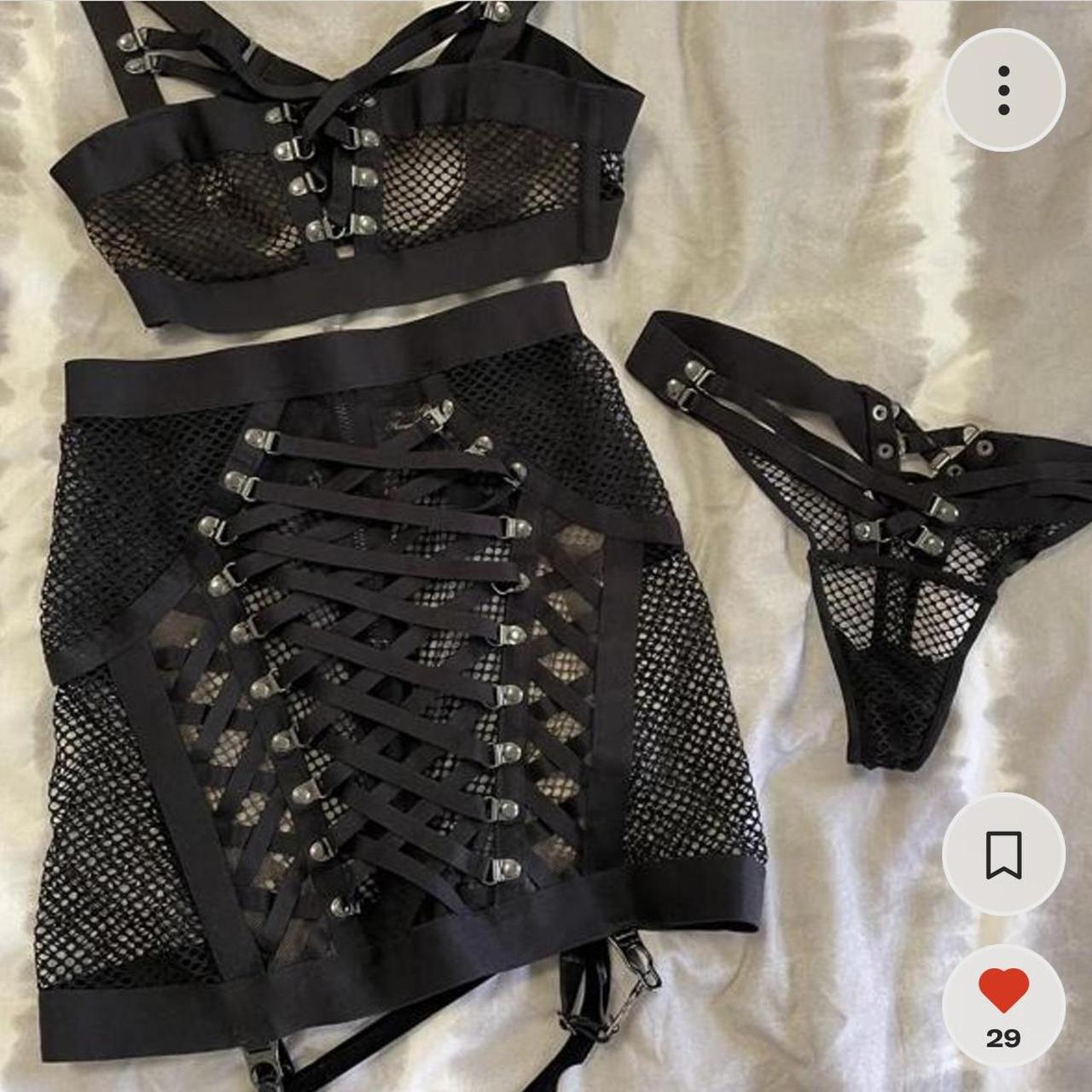 Honey Birdette Courtney Set Black (Three... Depop