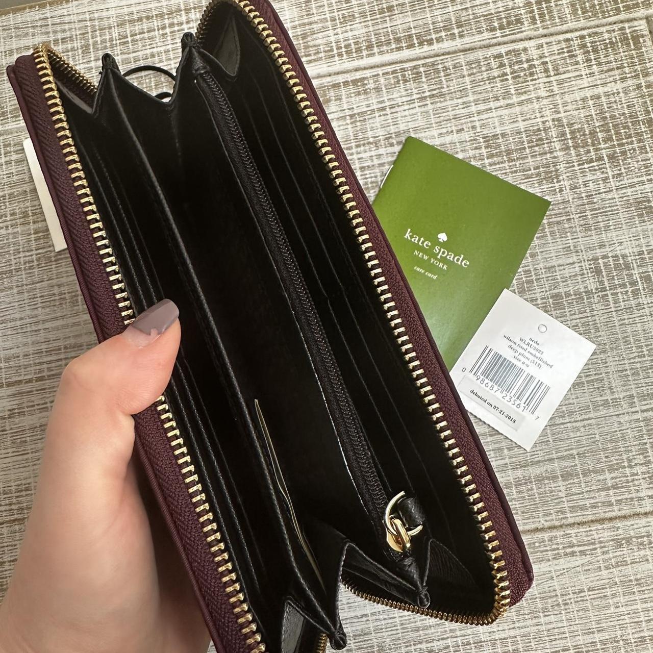 Kate spade best sale wallet burgundy