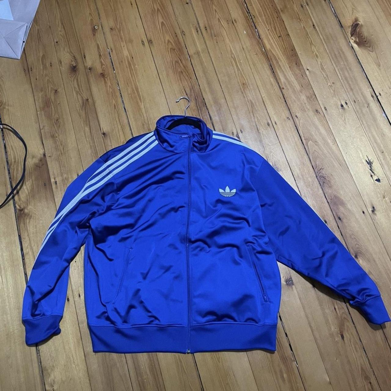 Vintage Adidas Firebird Track Jacket Oversized sz... - Depop