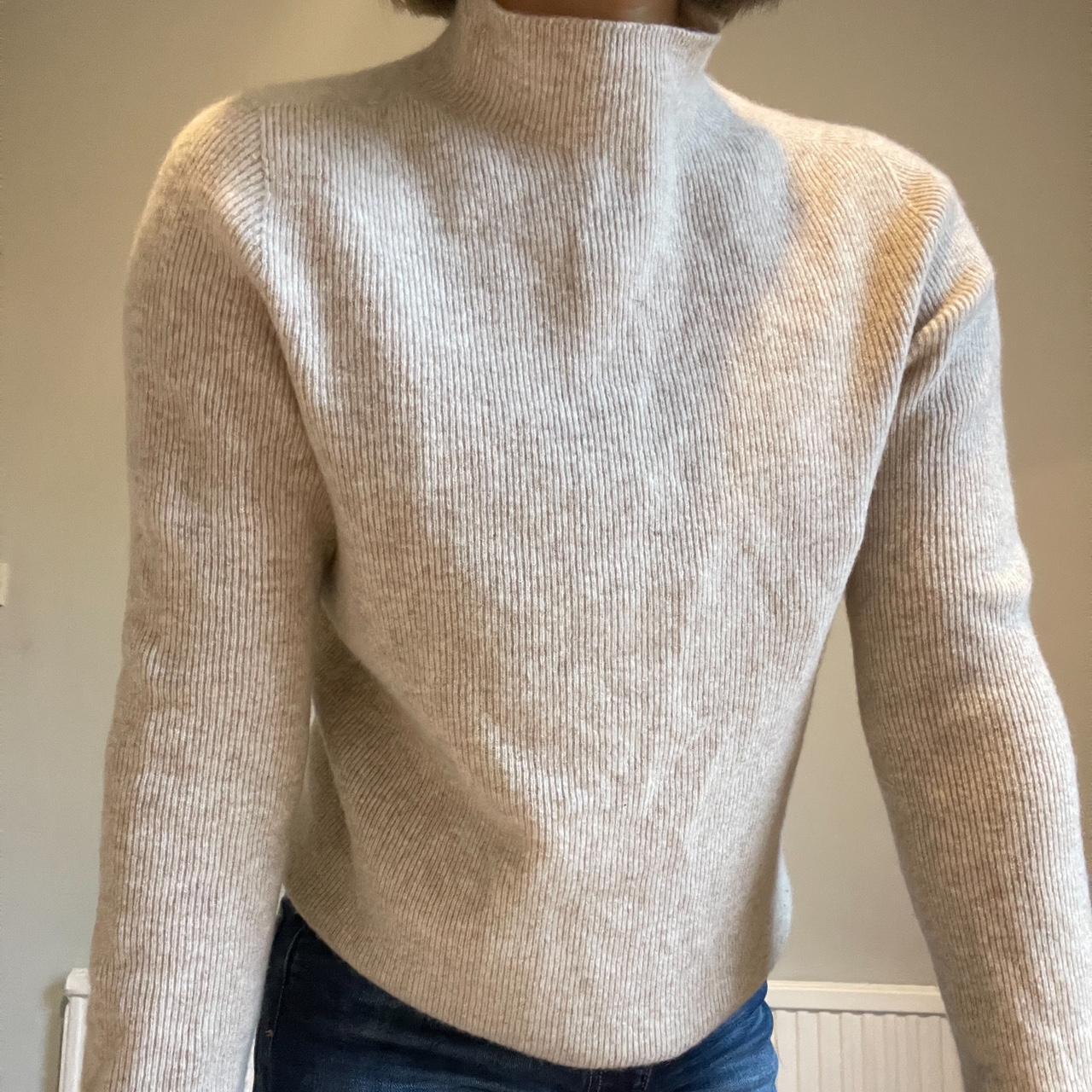 Ganni Tint Edge Denim Puff Sleeve Top Size 6 Never worn | Depop