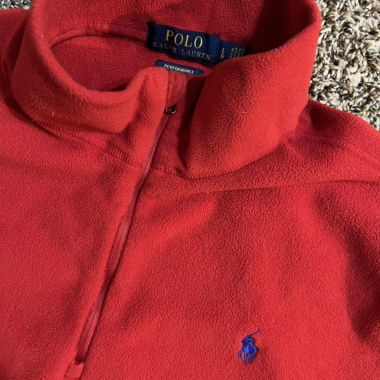 Vintage 1990s Polo Ralph Lauren Embroidered Fleece... - Depop