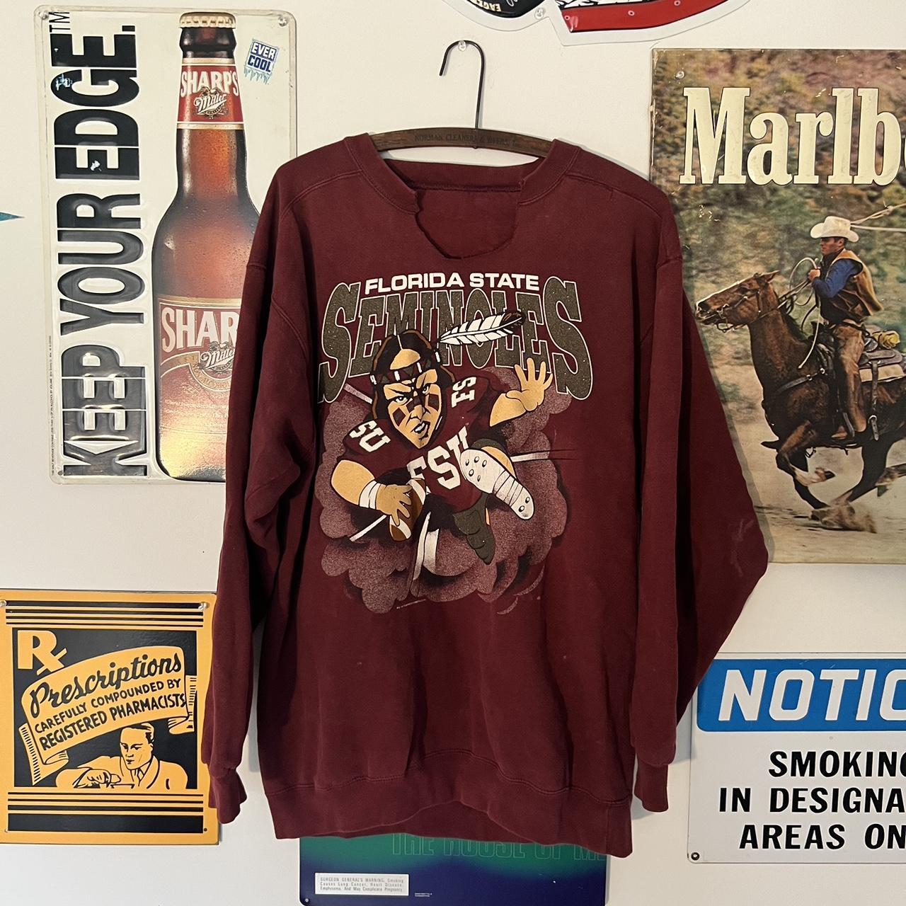 American Vintage Men's Burgundy Sweatshirt