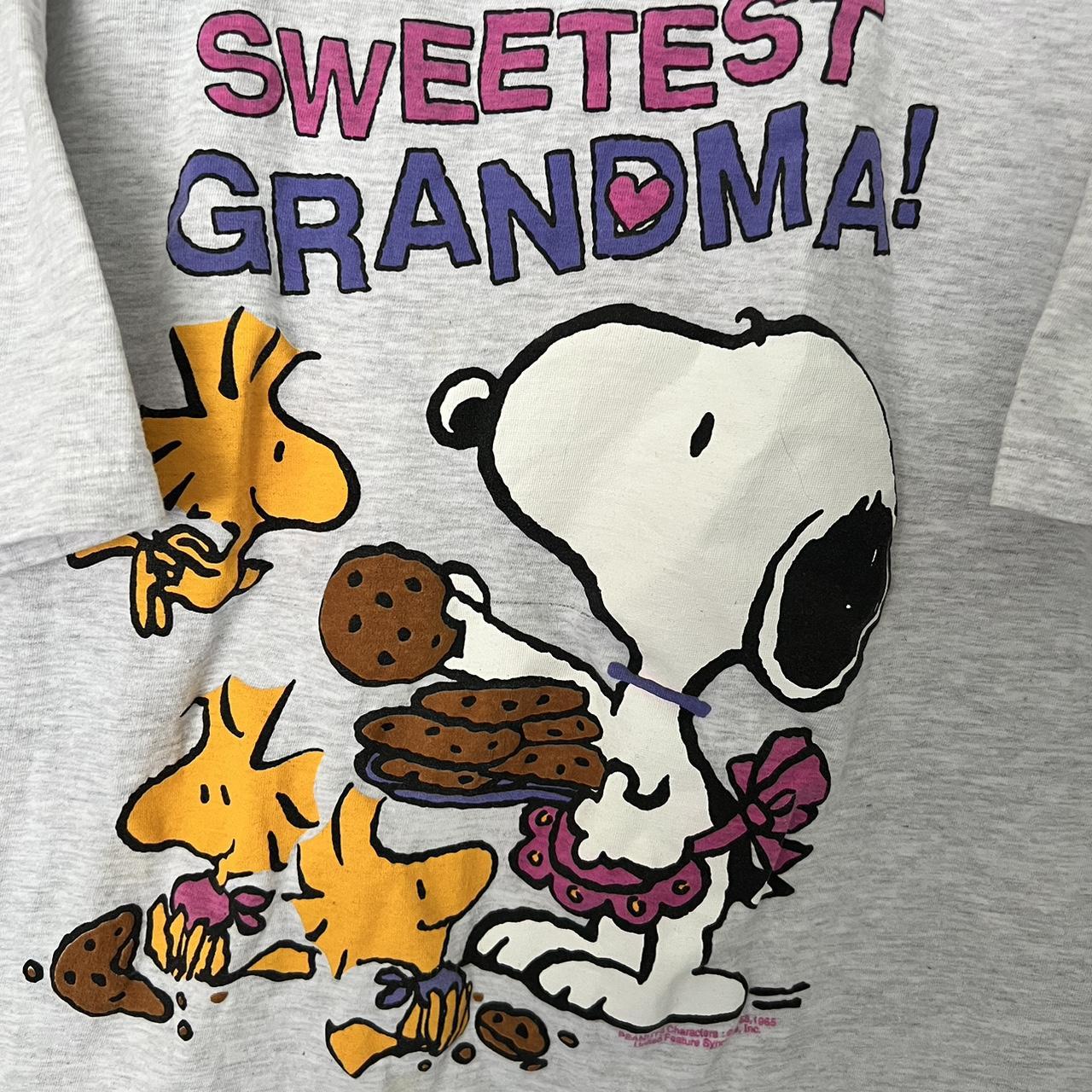 Vintage 1990s sweetest grandma peanuts essential t... Depop