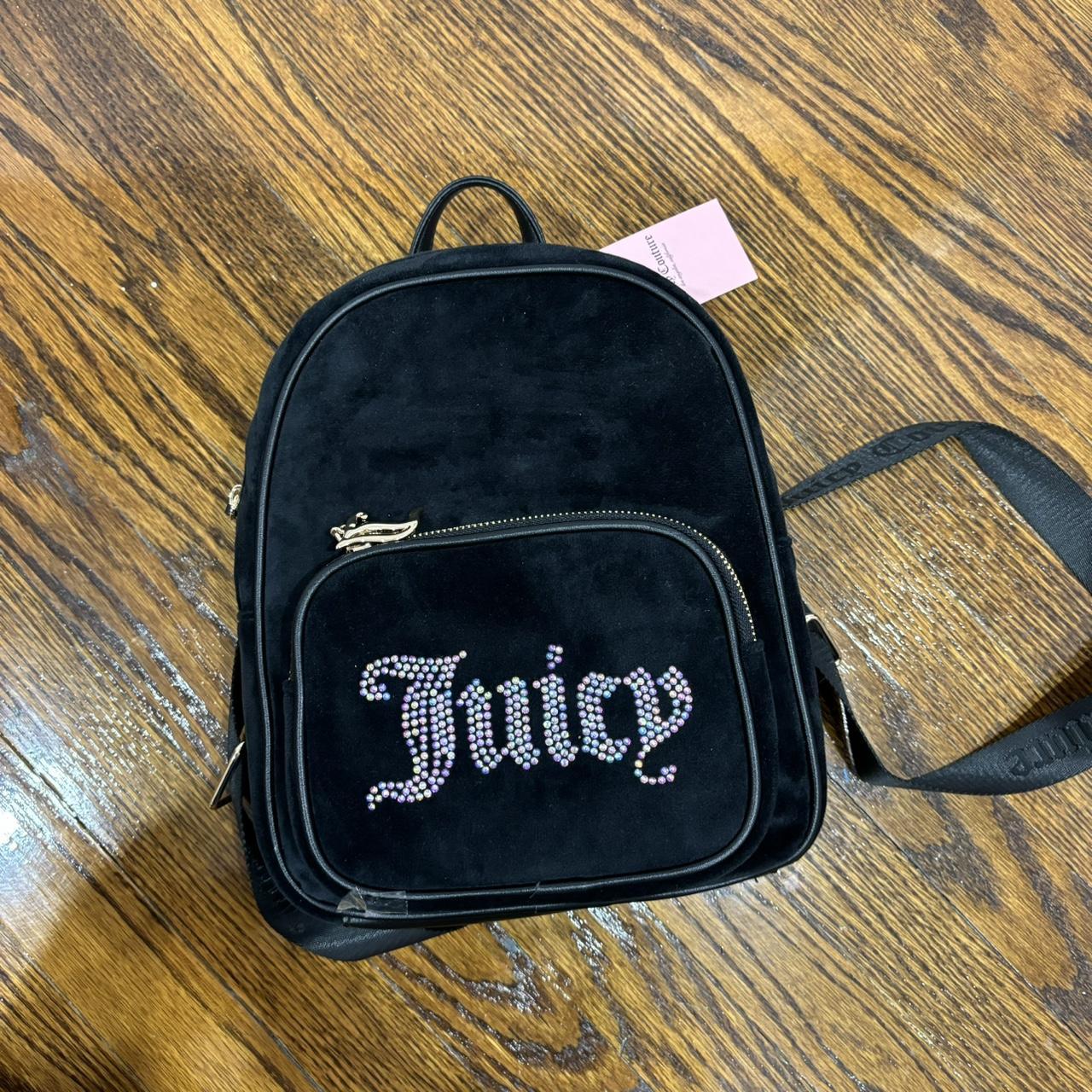 【JUICY COUTURE】スモールリュック ☆ブラック ※送料無 JUICY COUTURE(ジューシークチュール) バックパック・リュック