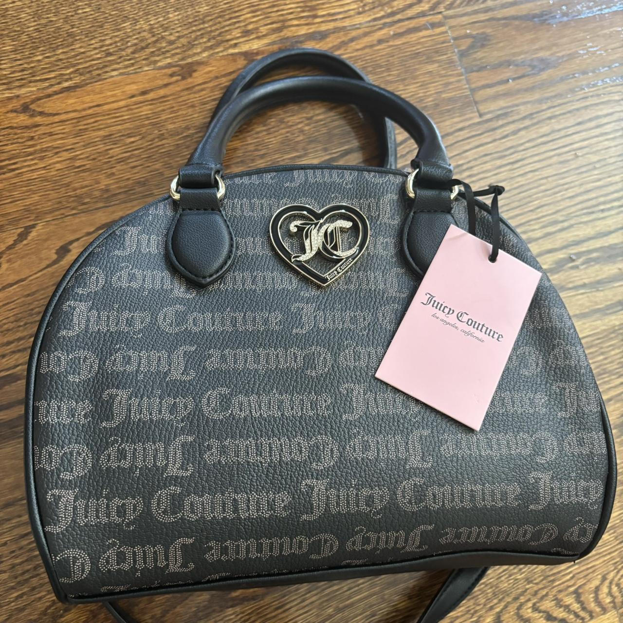 Juicy Couture Bowler Bag black and brown colors y2k... Depop
