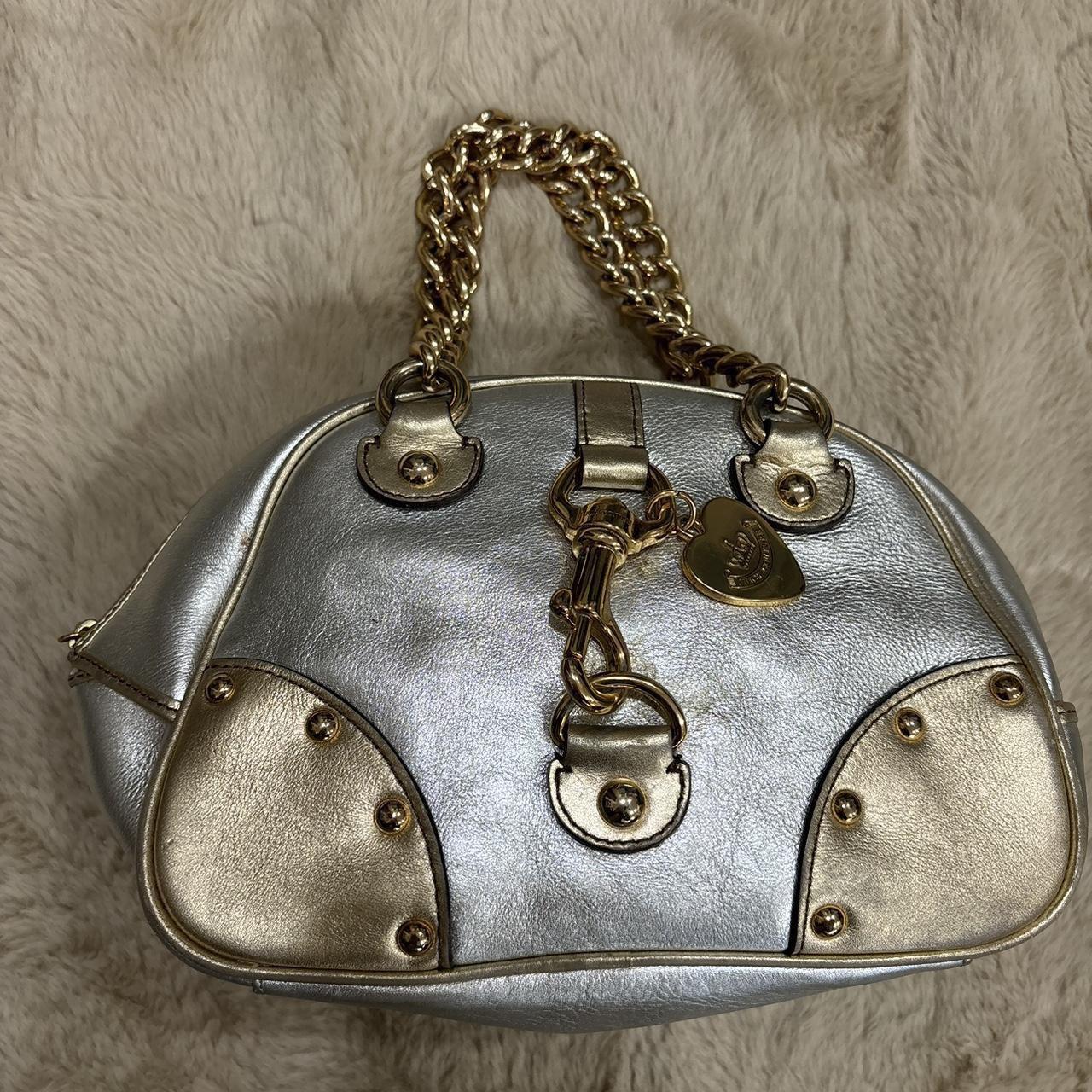 Juicy Couture popular bowler handbag bronze leather