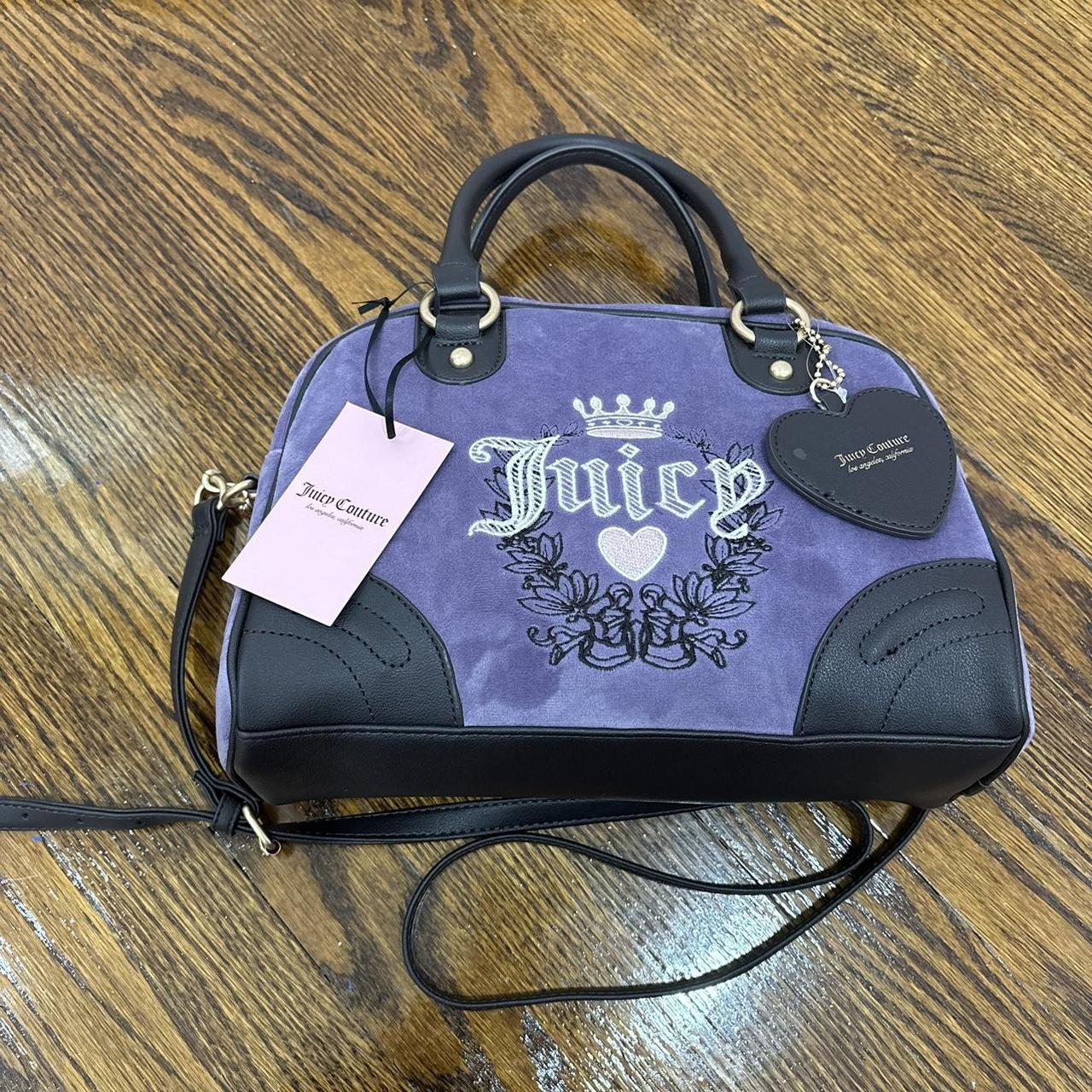 Purple juicy couture purse sale