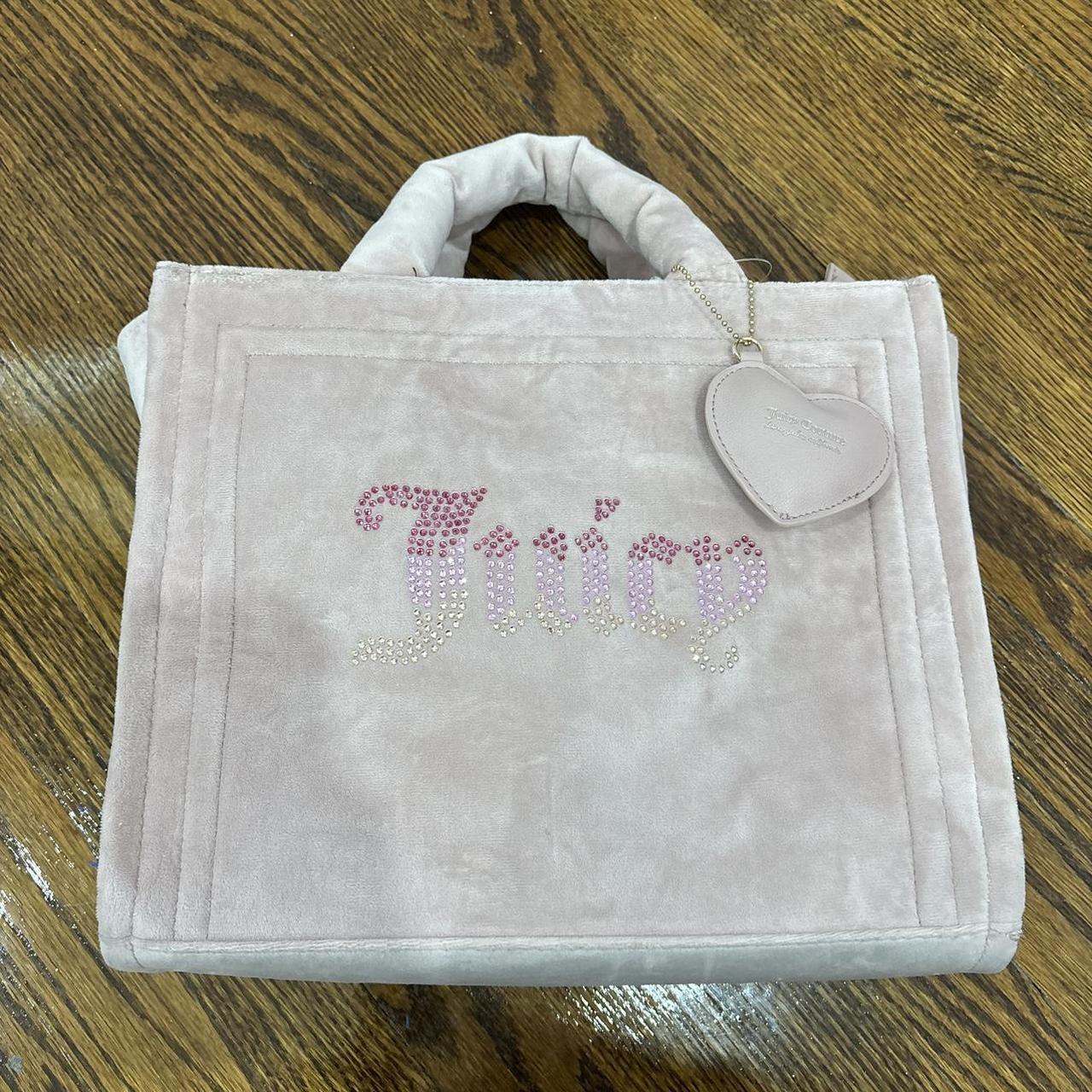 Hold: Juicy Couture Pink Heart Crossbody Purse popular Tote