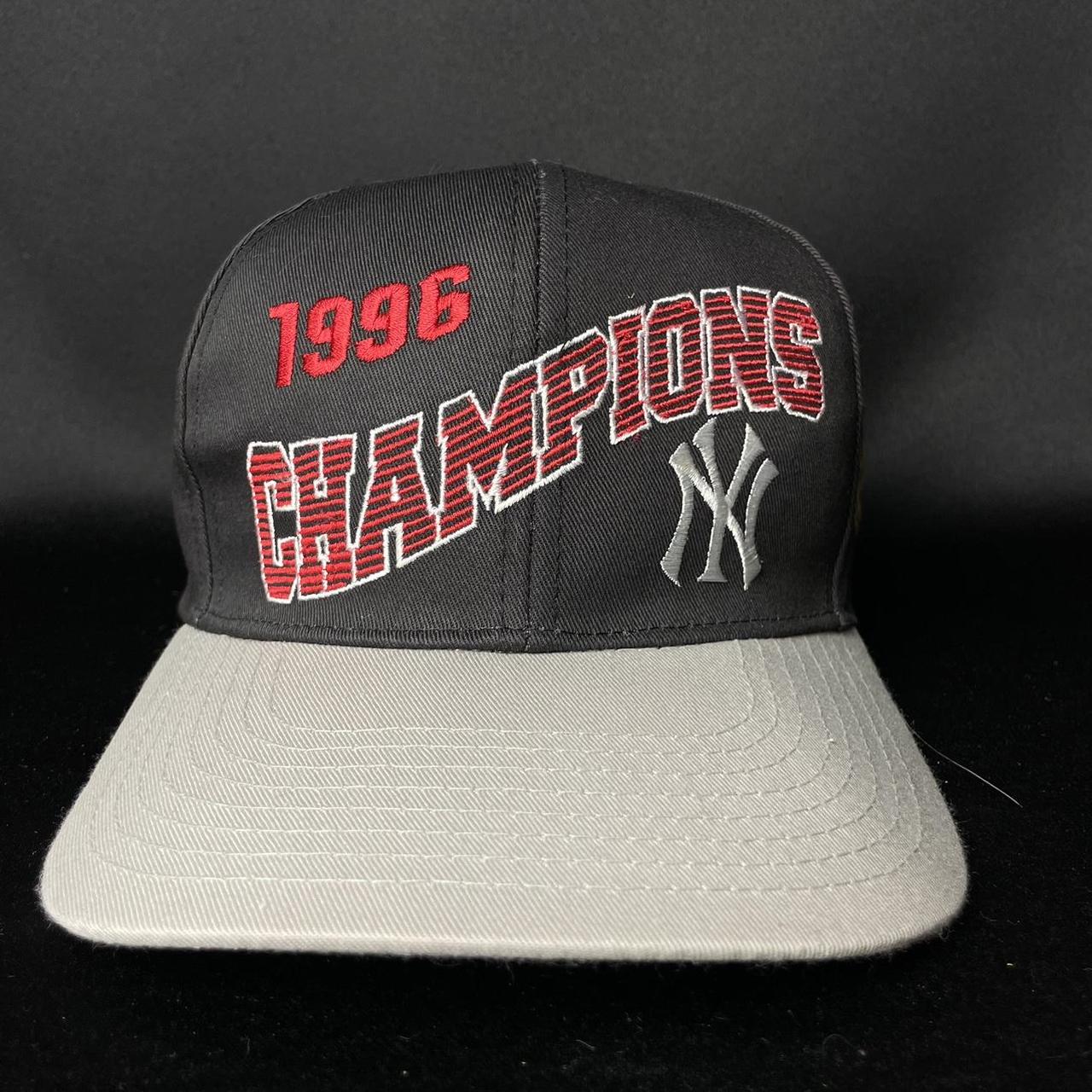 Vintage 90s 1996 new York Yankees SnapBack hat drew... - Depop