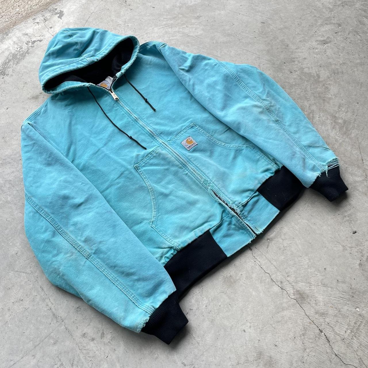 Carhartt 2024 teal jacket