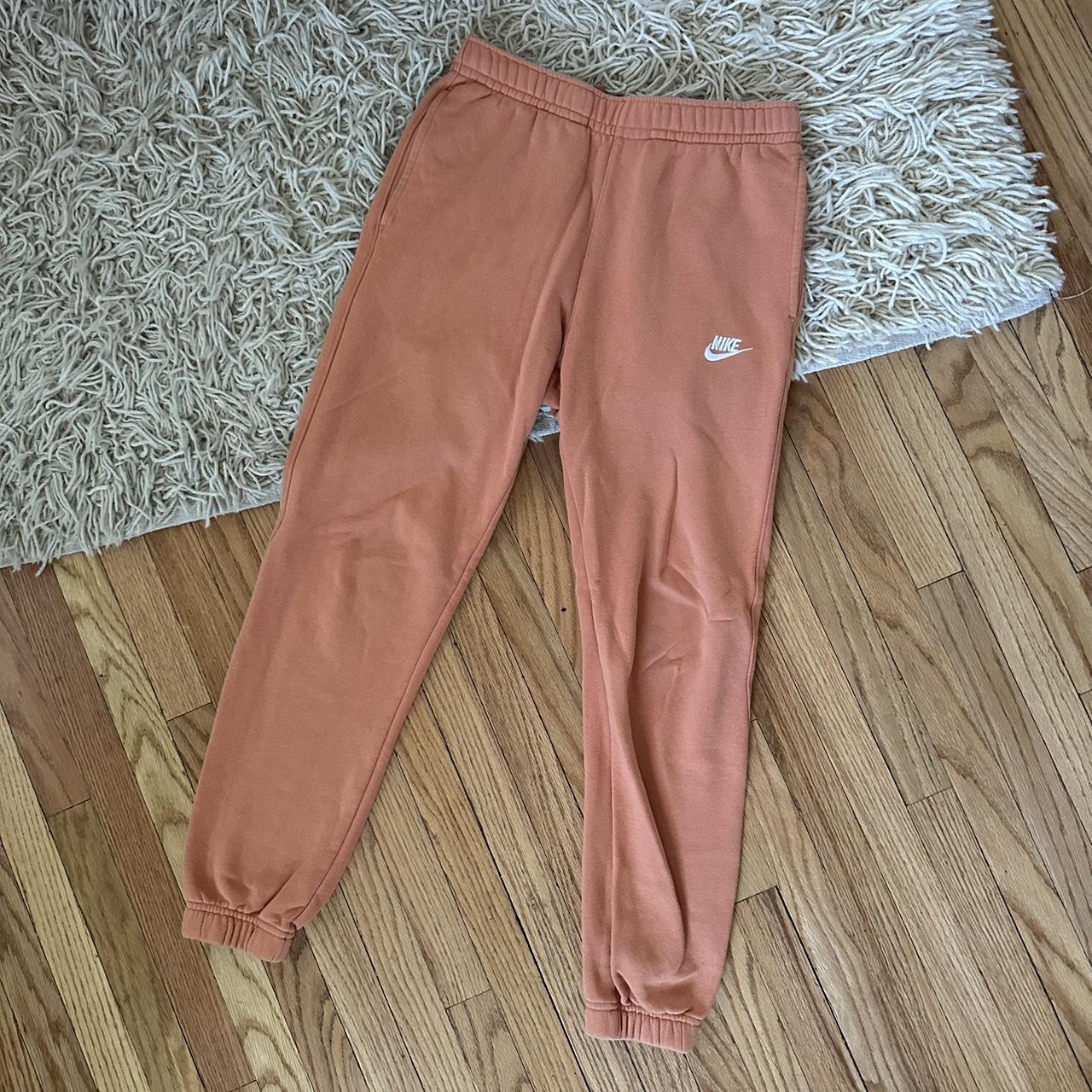 Coral orange NIKE sweatpants Tagged a men s size