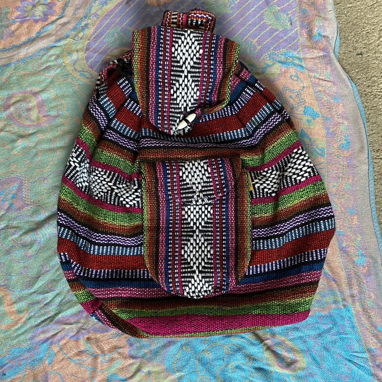 Medium Size Mexican Inspired, drug rug backpack Depop
