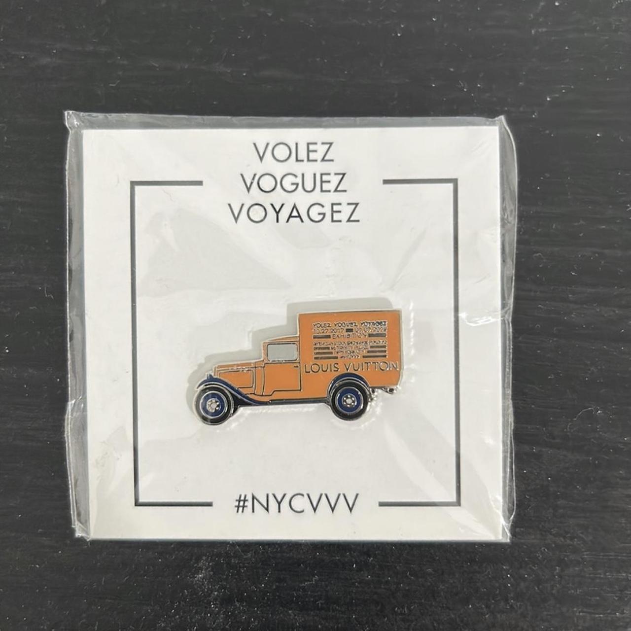 Louis Vuitton truck pin/brooche coin for size - Depop