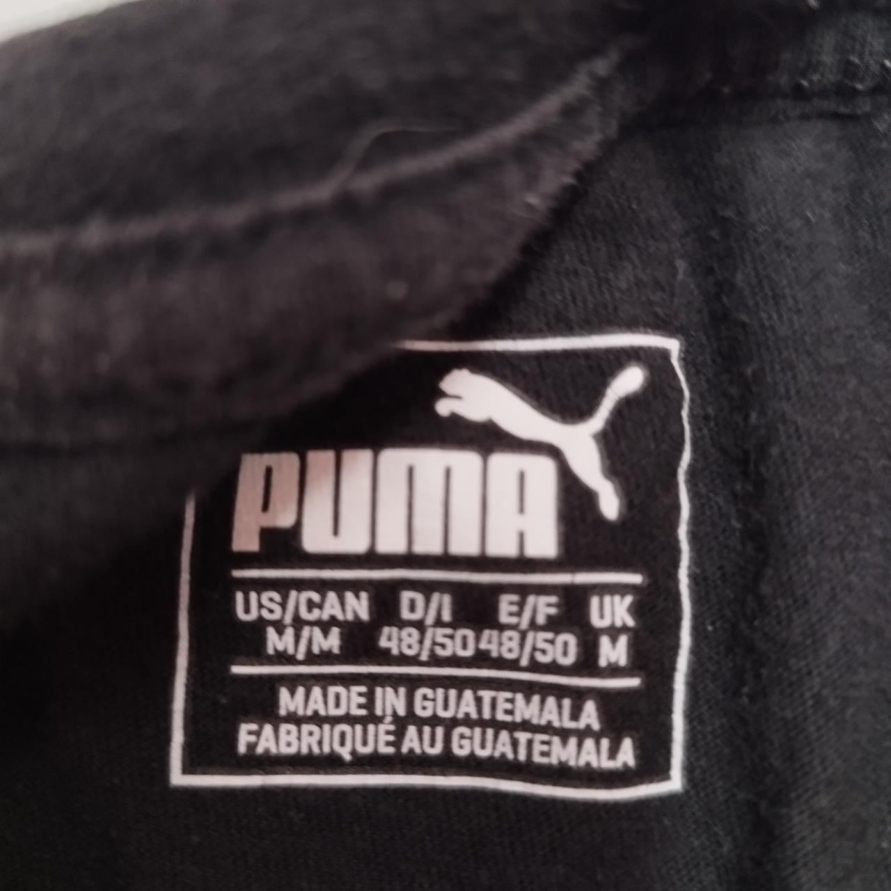 PUMA Men s Black Essential Logo Tee Shirt Size Medium