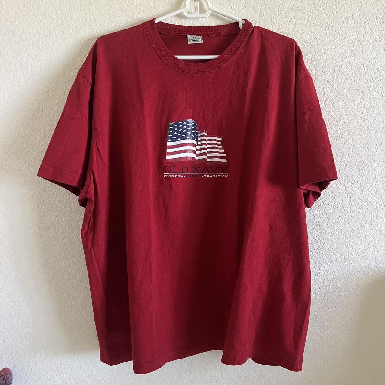 Get Old Navy American Tradition American Flag Vintage Shirt For