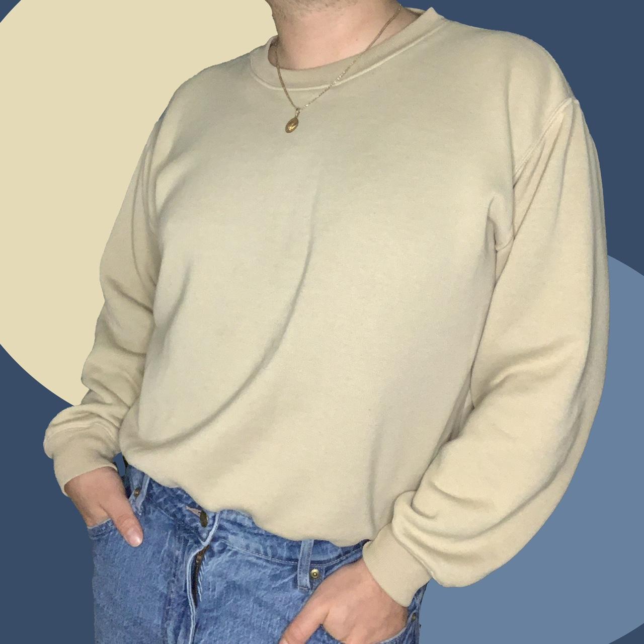 🎞 VINTAGE CROPPED BEIGE SWEATER 🎞 Brand: Trader... - Depop
