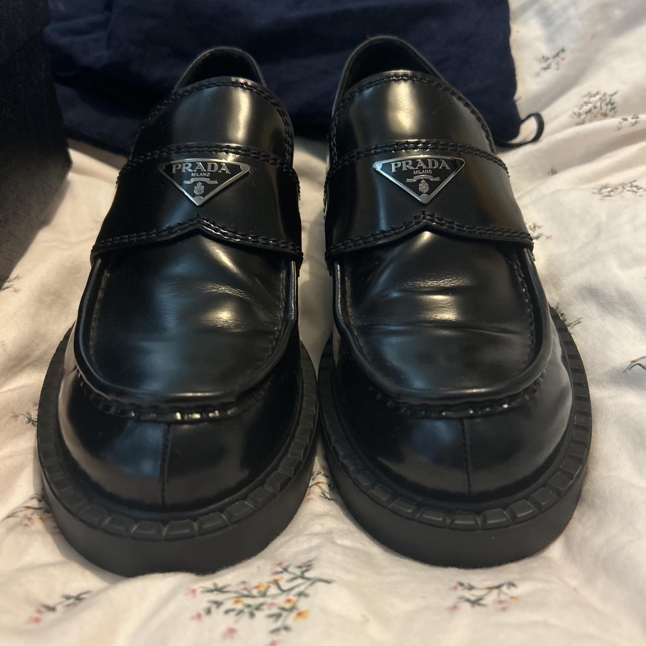 loafers prada women's