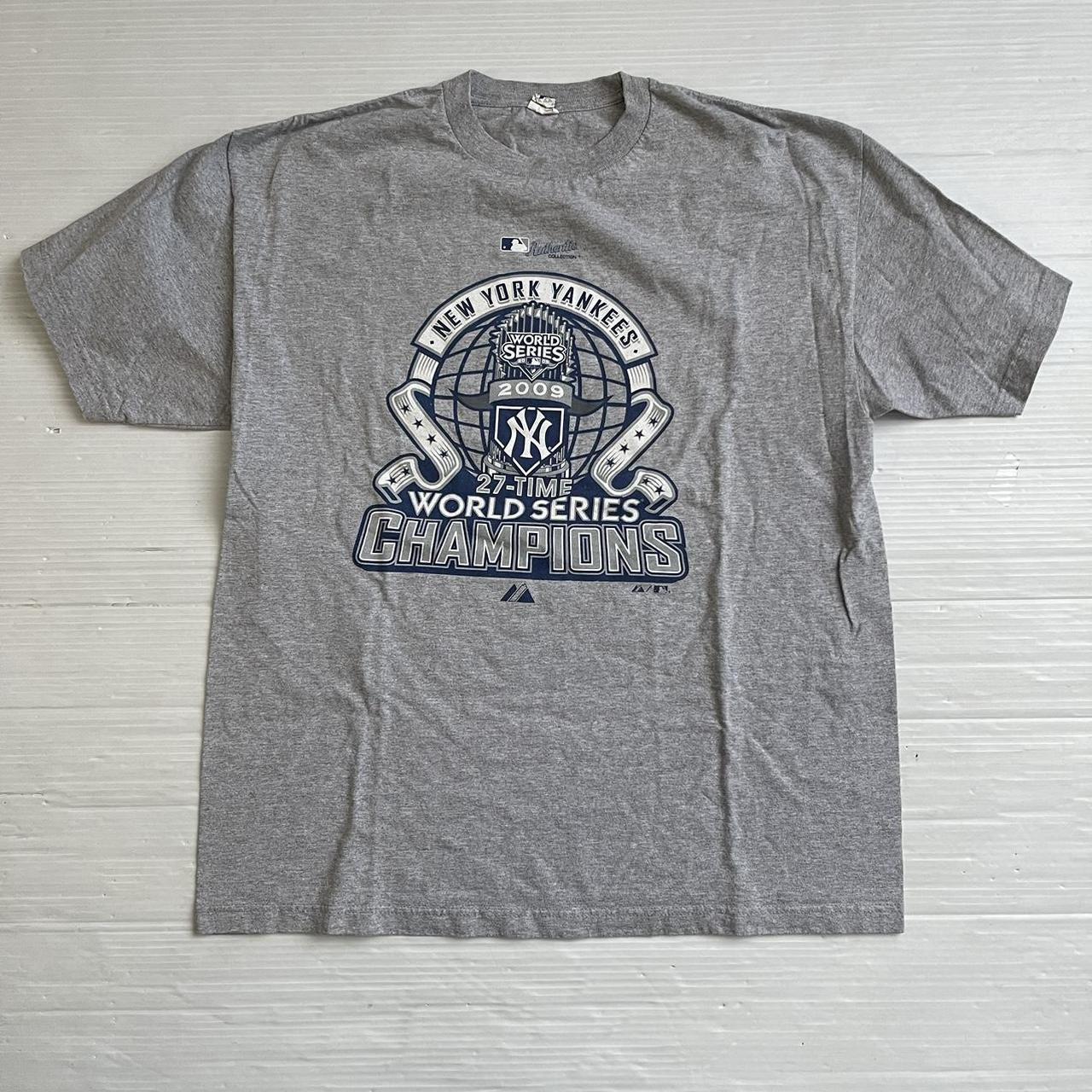 Y2K 2009 Yankees World Series champions shirt Size - Depop