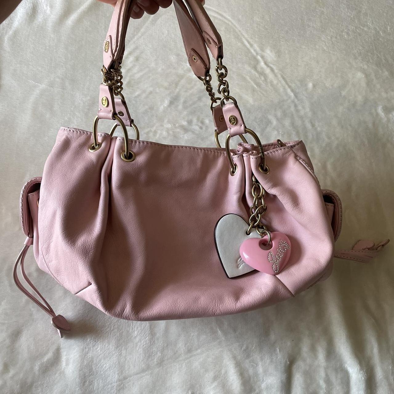 baby pink juicy couture purse does have flaws has... Depop