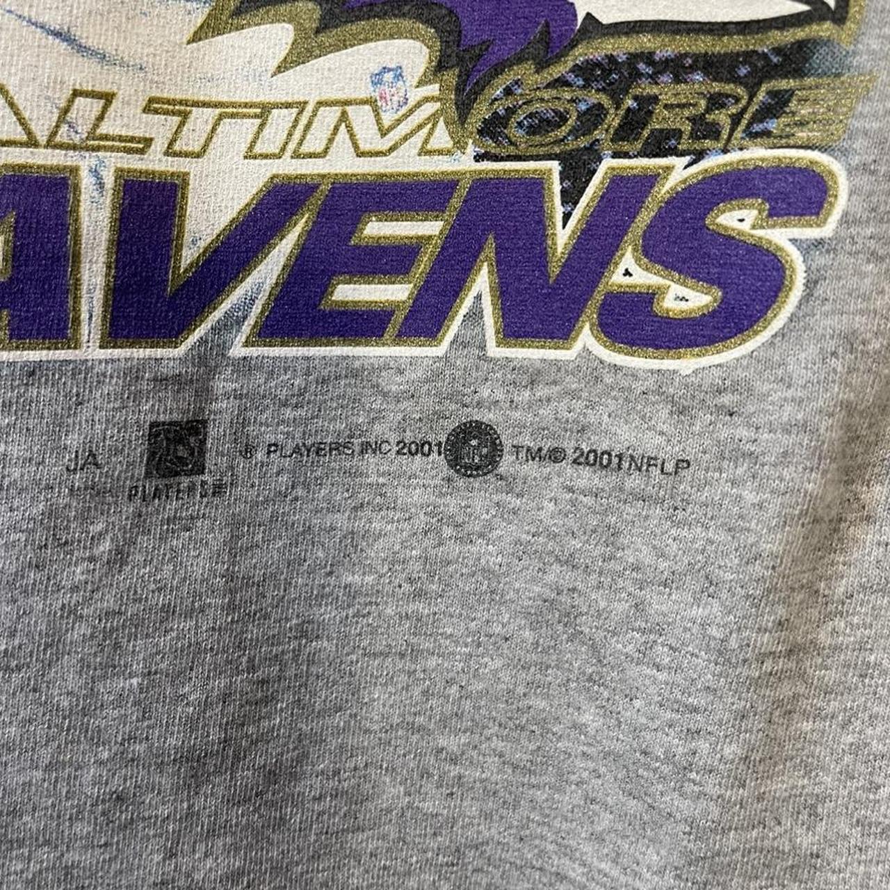 Vintage 2001 Baltimore Ravens Super Bowl Size M T - Depop