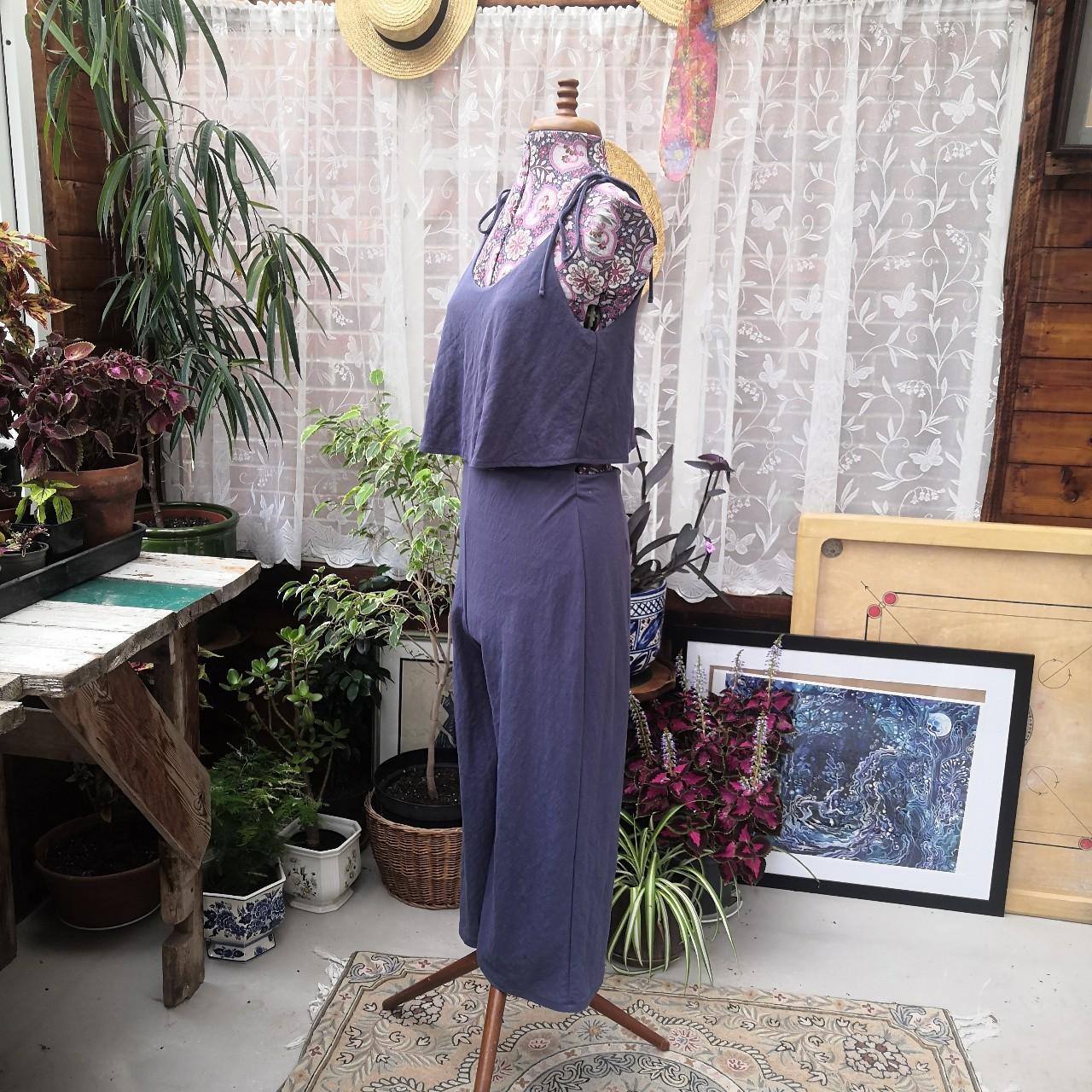 Free UK delivery 🐝 Mango Cornflower Blue Jumpsuit.... Depop