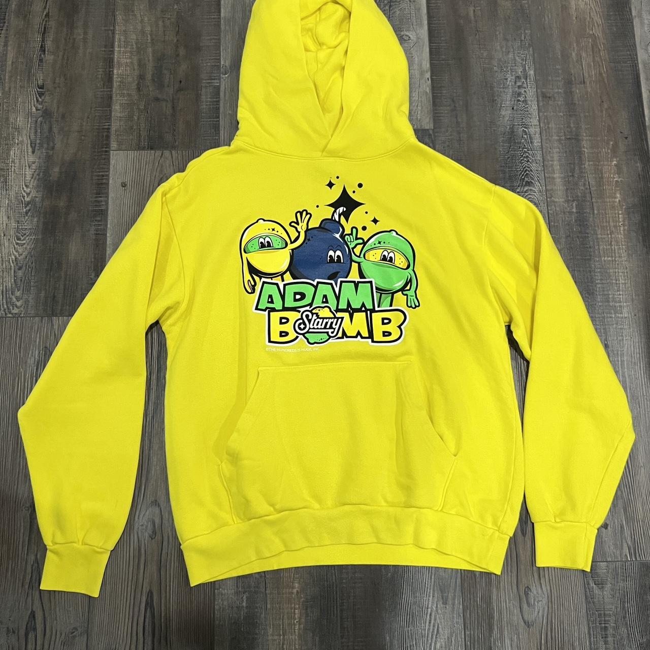 The hundreds yellow outlet hoodie