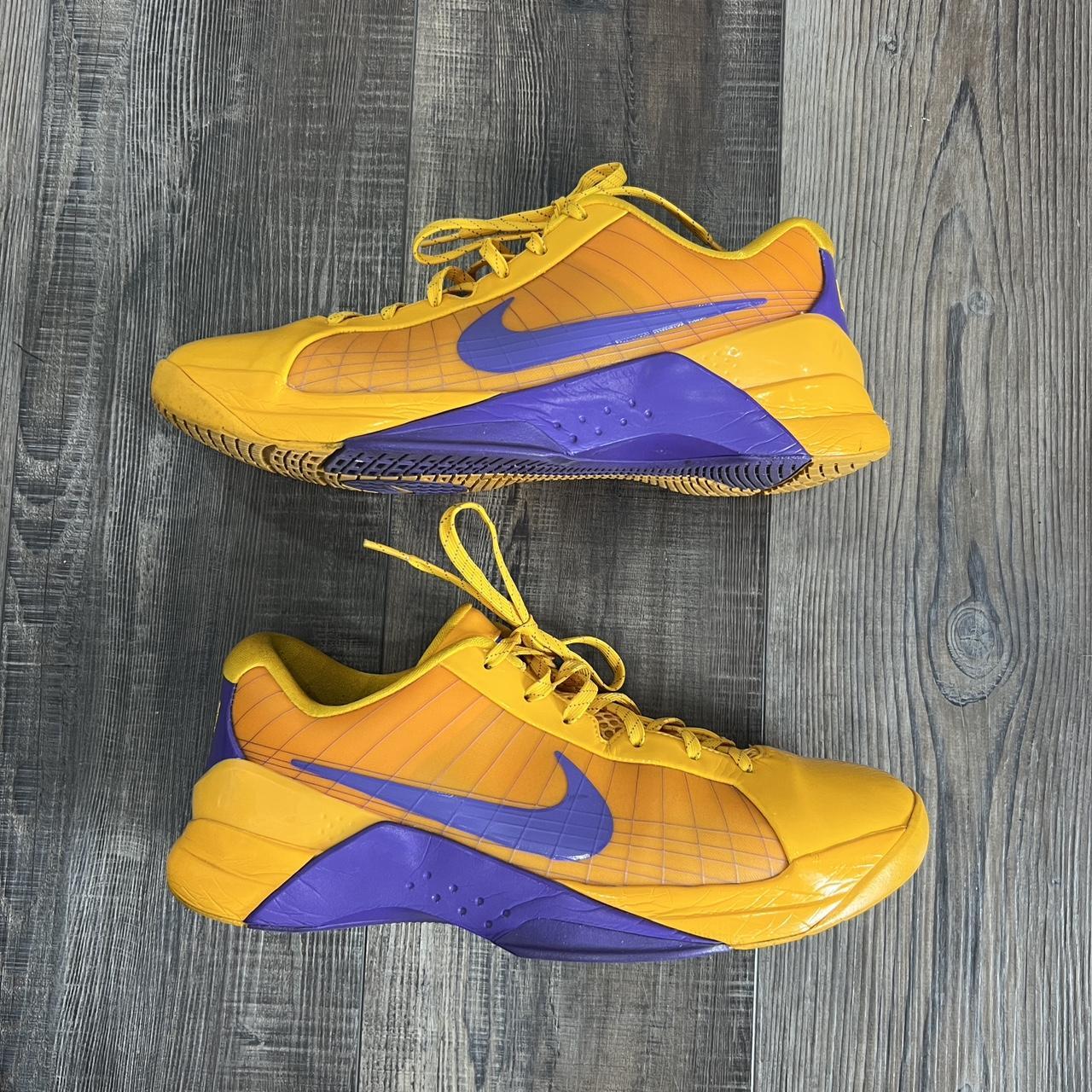 2009 Nike Hyperdunk low Kobe Lakers colorway size 12 Depop