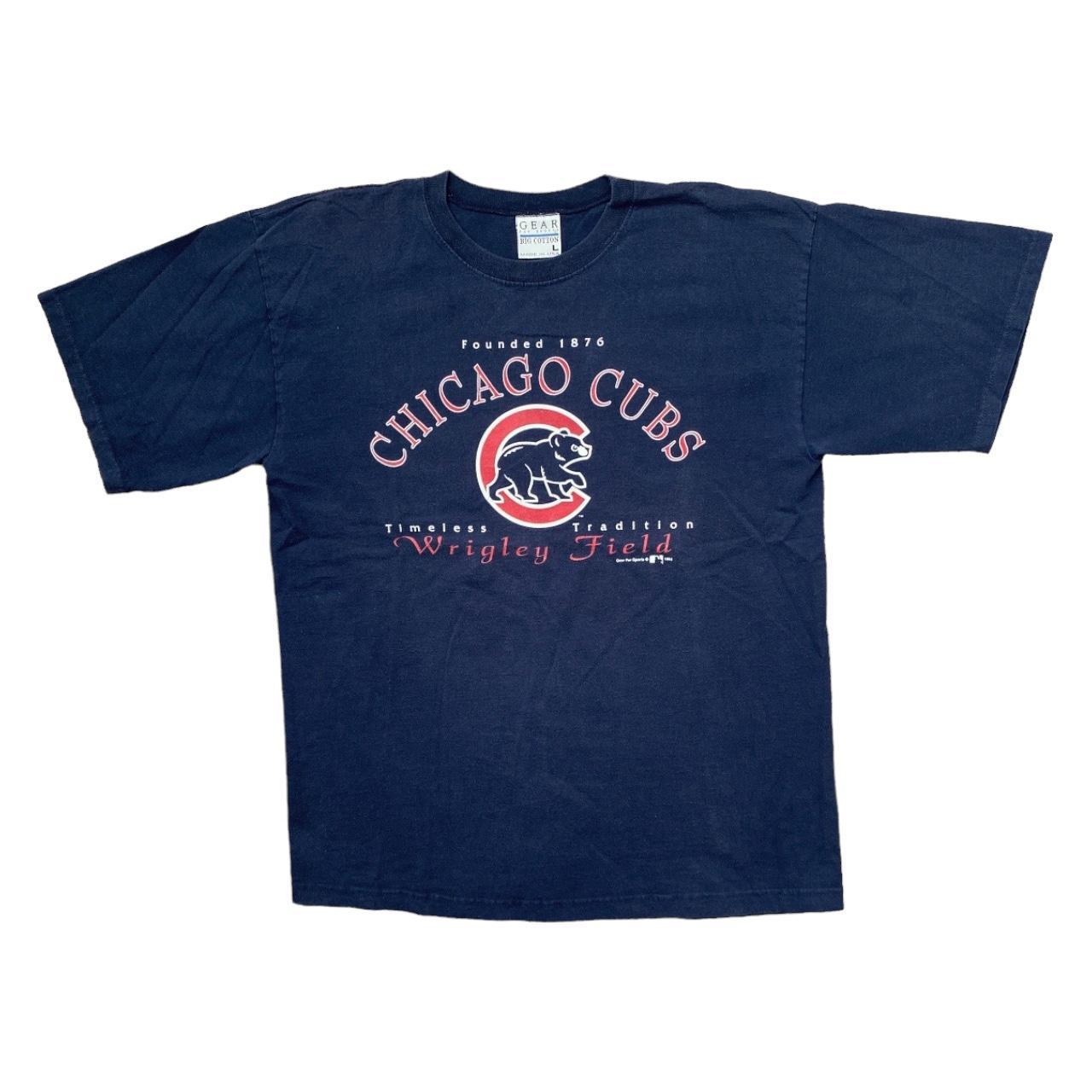 Wrigley Field Chicago Home of the Chicago Cubs Baseball T Shirt Size Large