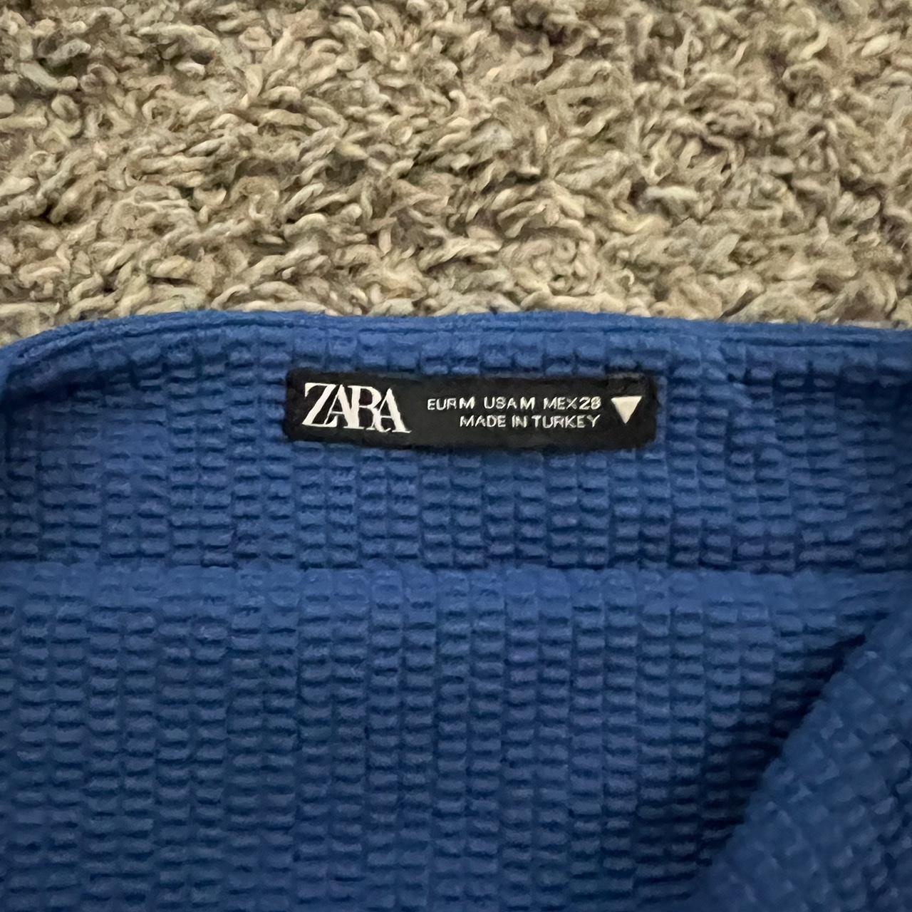 Zara Women's Blue Crop-top (3)