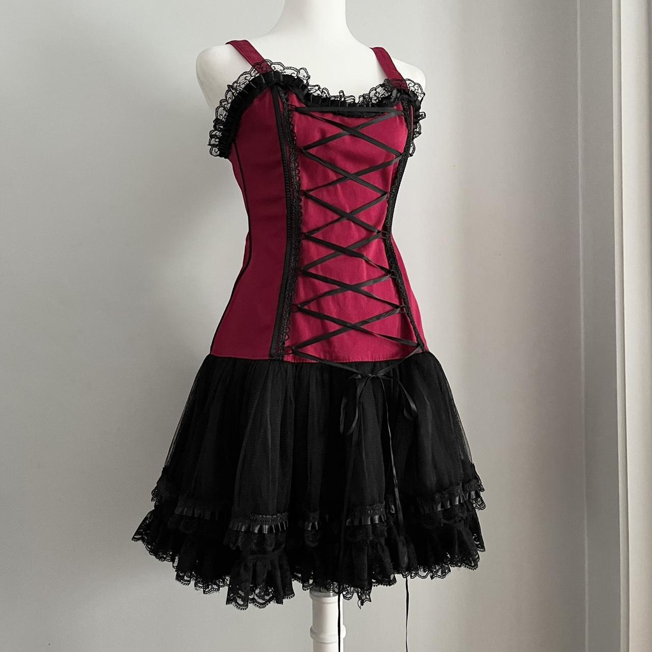 Vampy gothic tutu dress from Phaze Vintage black