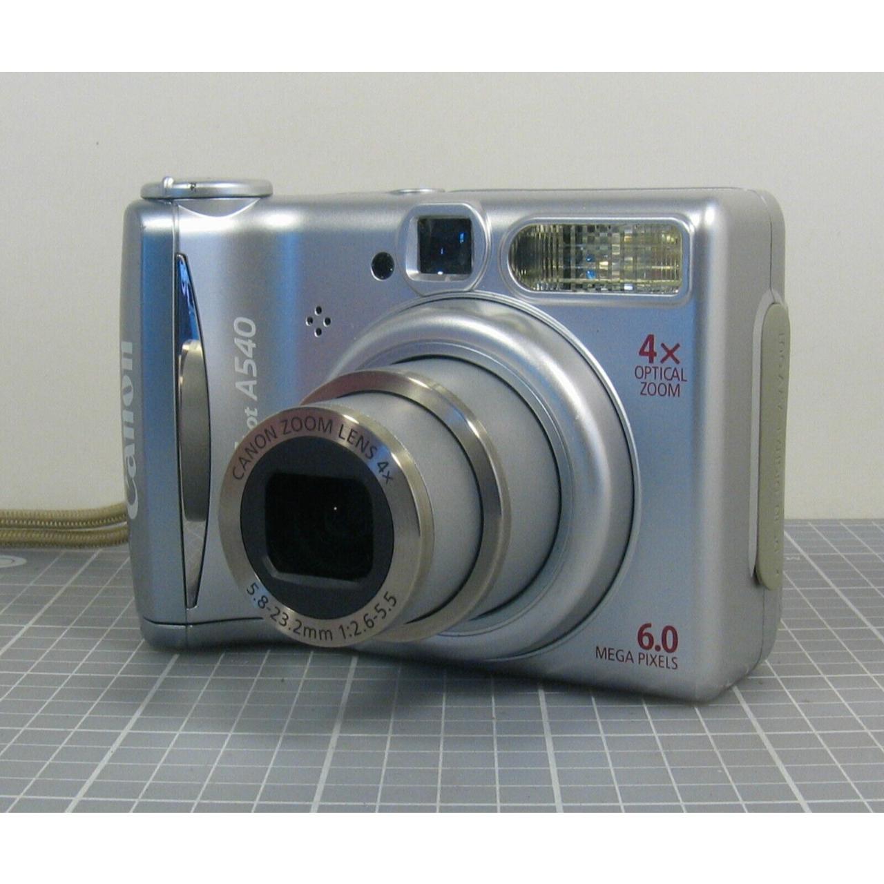 Canon PowerShot A540 6.0MP Digital Camera Silver 4x factory Zoom -Tested & Working