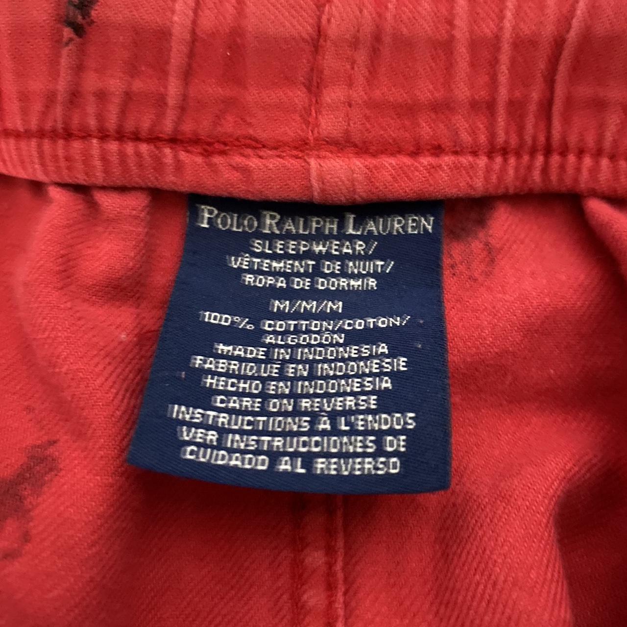 Polo Ralph Lauren Women's Navy and Red Pajamas | Depop