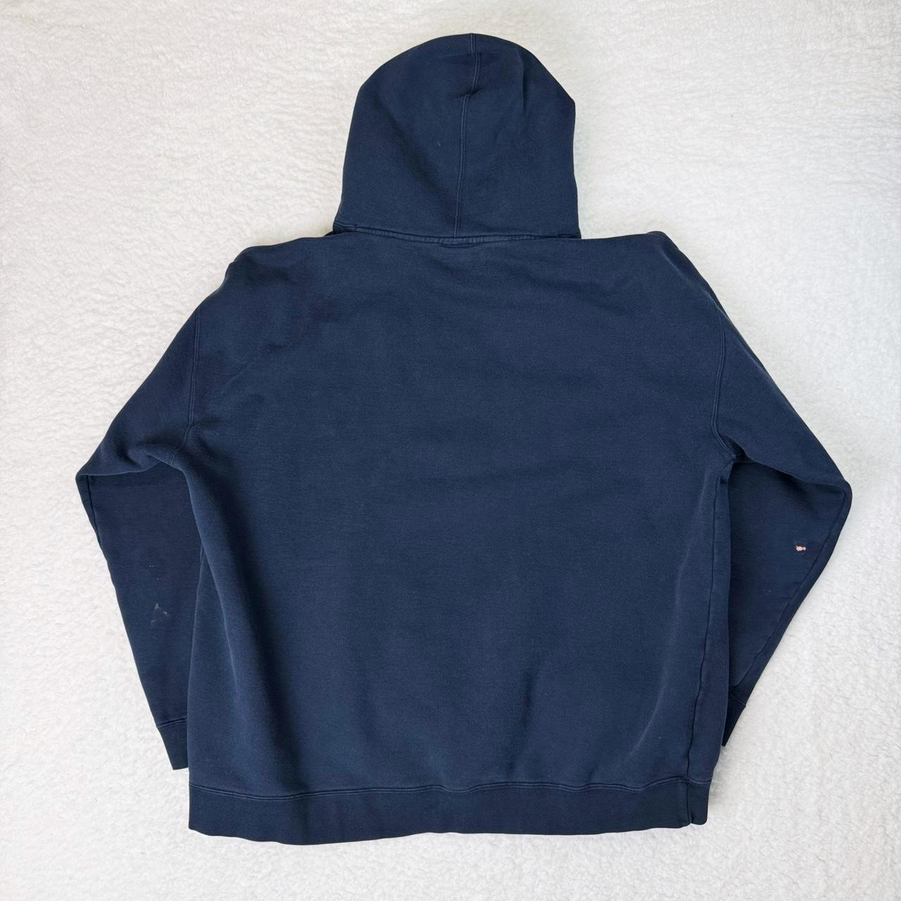 Vintage Y2K Adidas New York Yankees Navy Blue Hoodie... - Depop