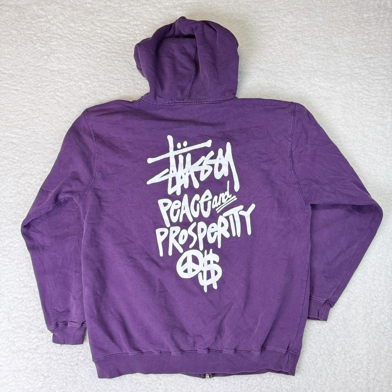 Stussy purple hoodie online