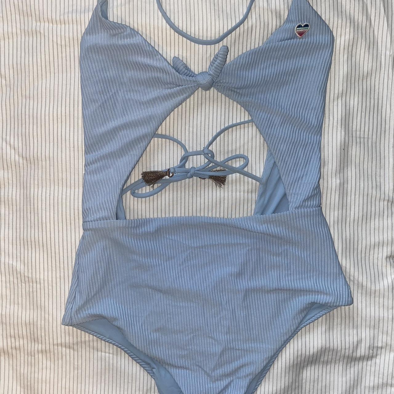 Spiritual Gangster Women's Blue Swimsuit-one-piece | Depop