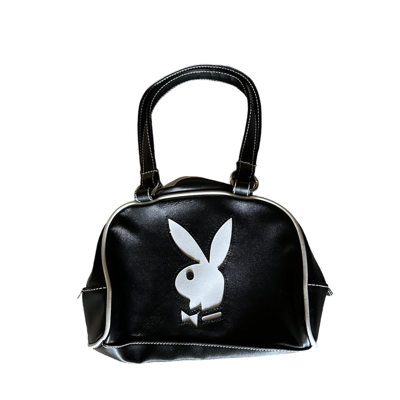Free: PLAYBOY BUNNY Handbag Purse Satchel Black with Purple Bunny & Hidden  Bunnies in Animal Print. - Handbags - Listia.com Auctions for Free Stuff