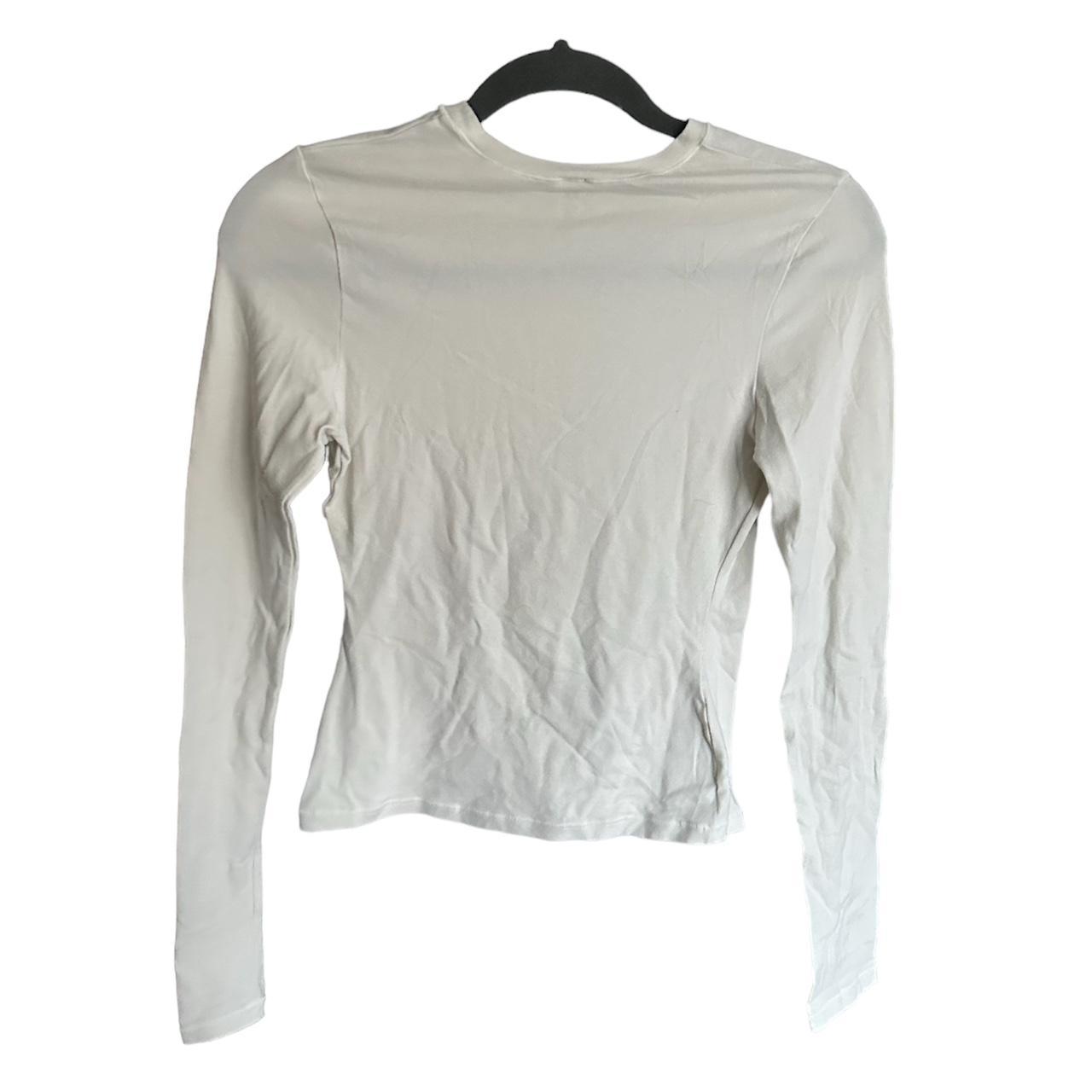 Skims cotton jersey long sleeve tee in the color