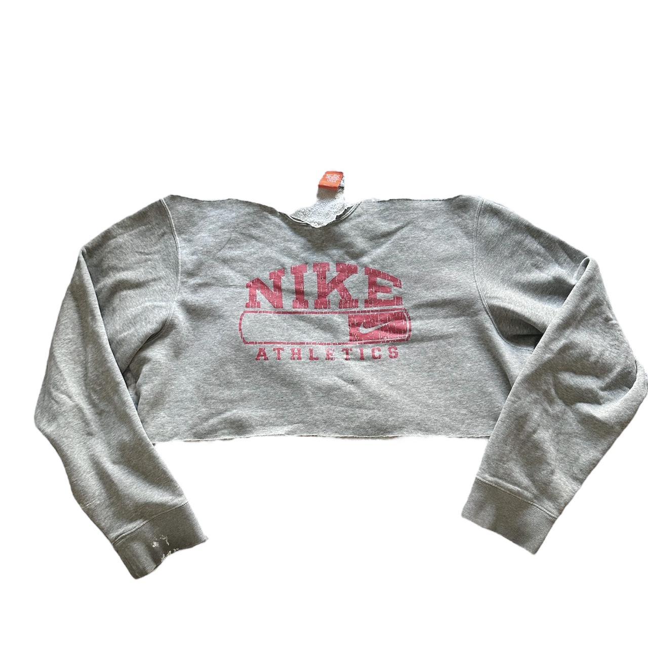 Nike vintage off the shoulder cropped Crewneck