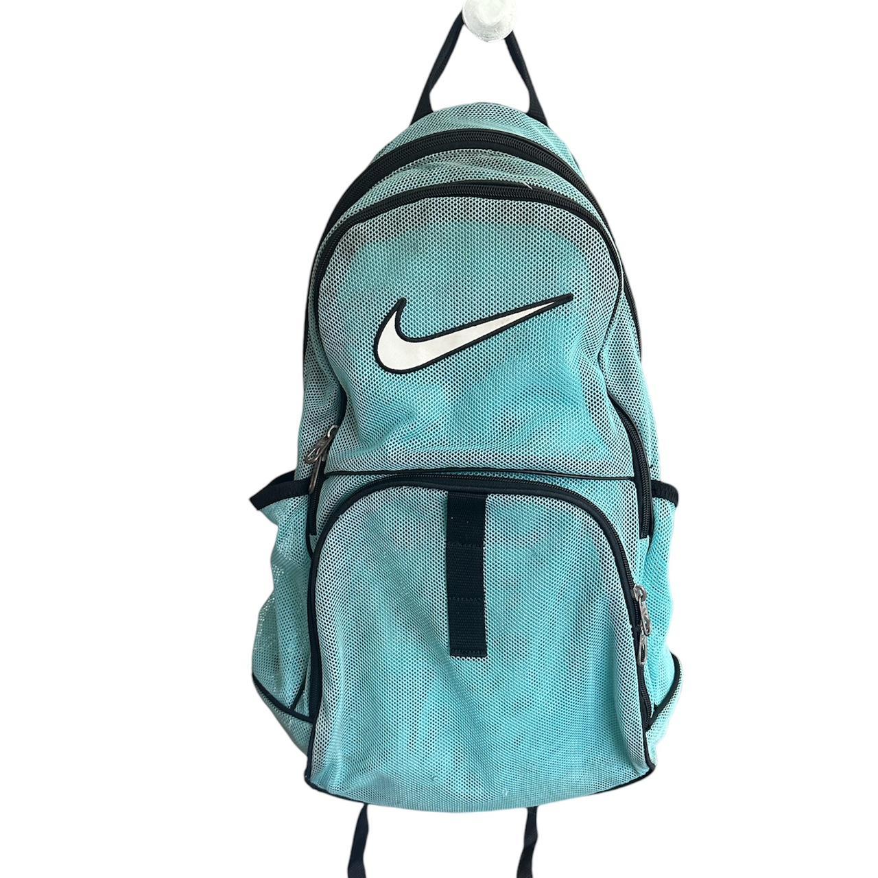 Nike mesh backpack teal on sale