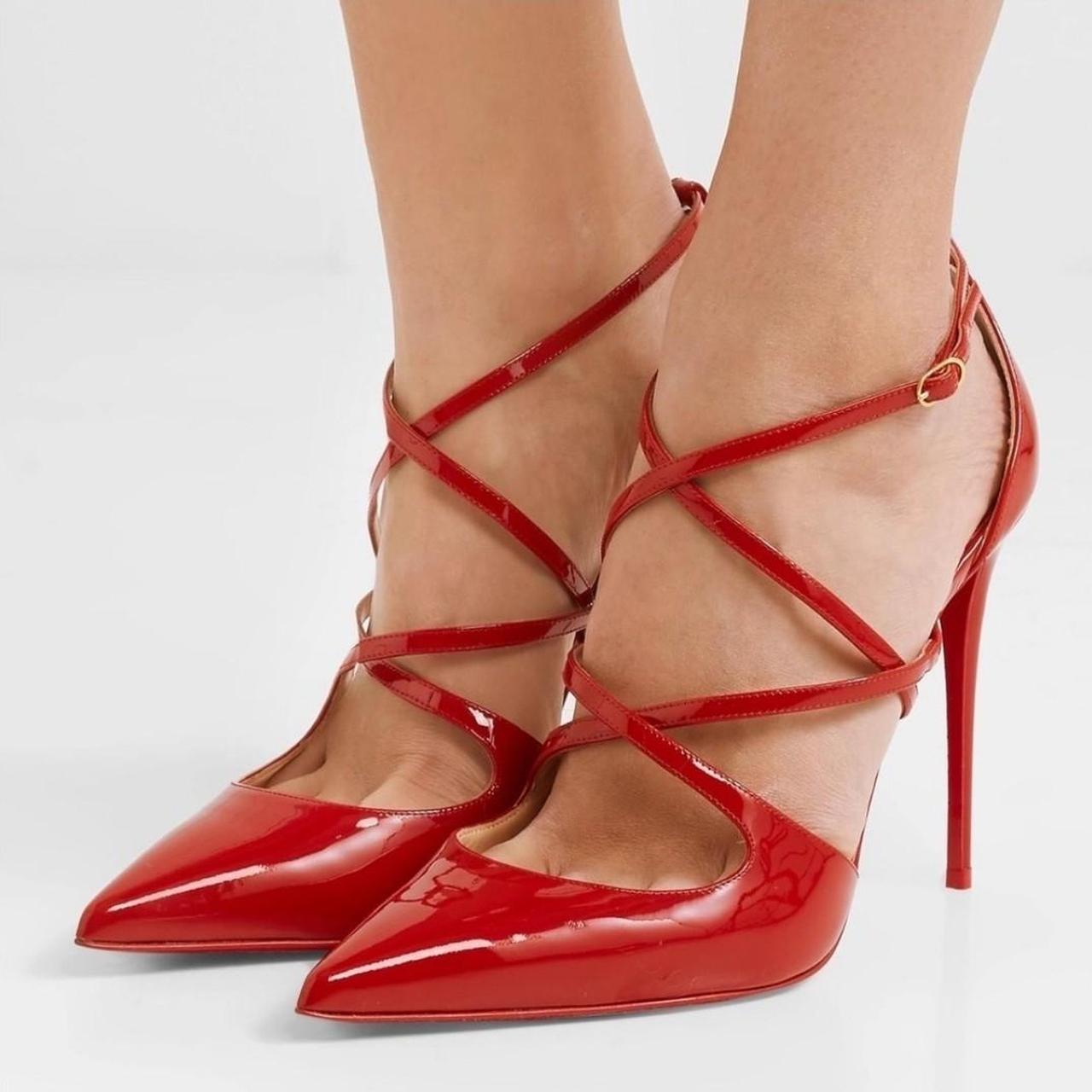 louboutin strappy heels