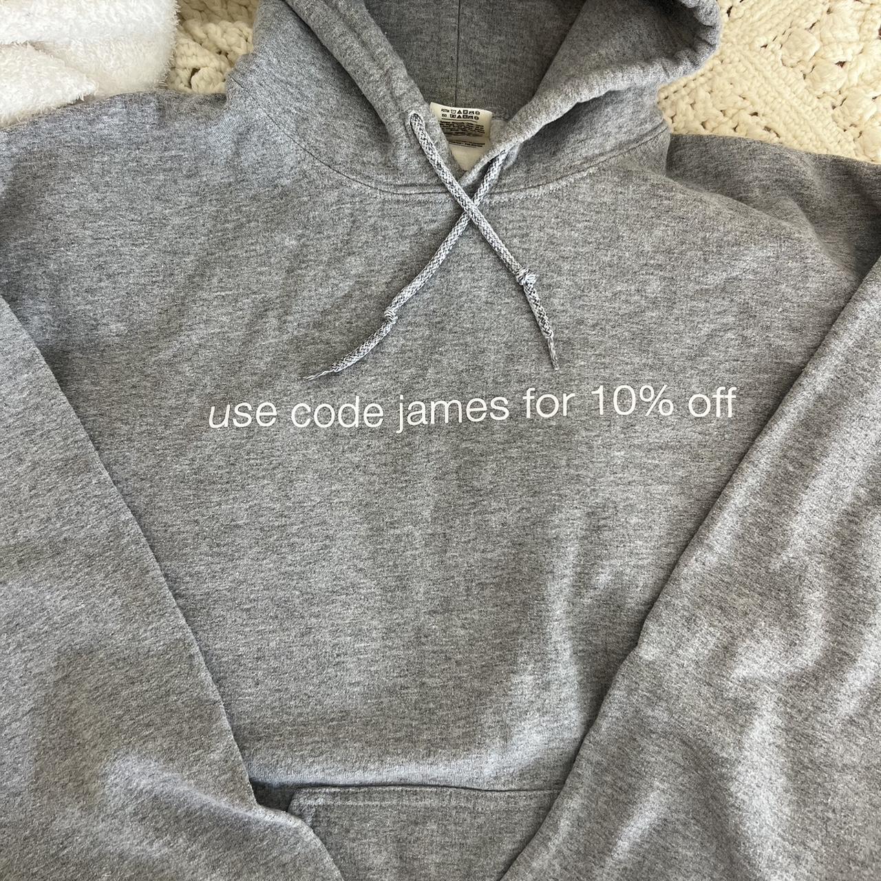 James charles grey hoodie best sale