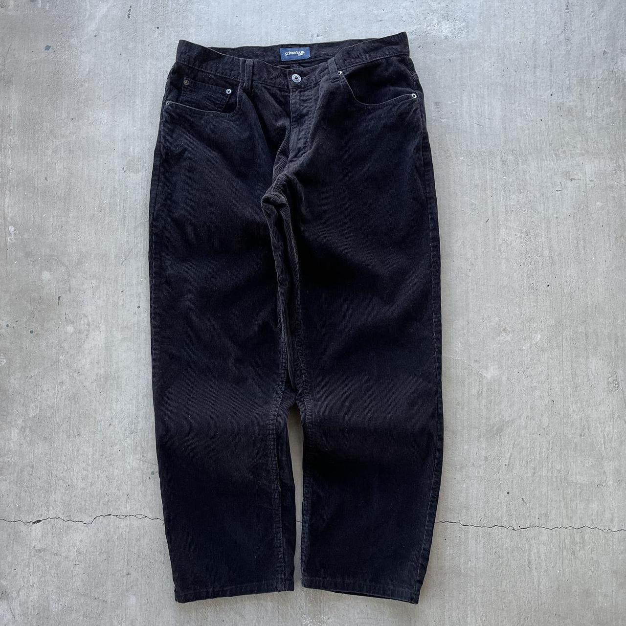 St. John's Bay Men's Black Trousers | Depop