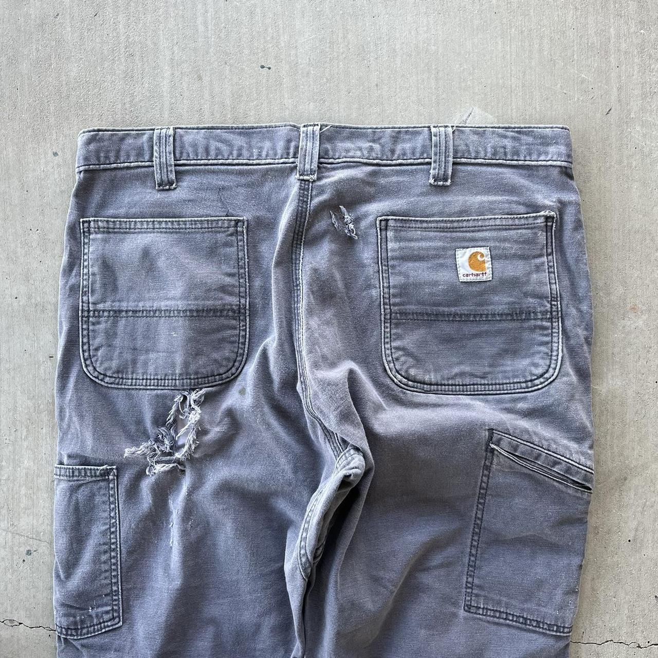 Carhartt Men's Grey Trousers | Depop