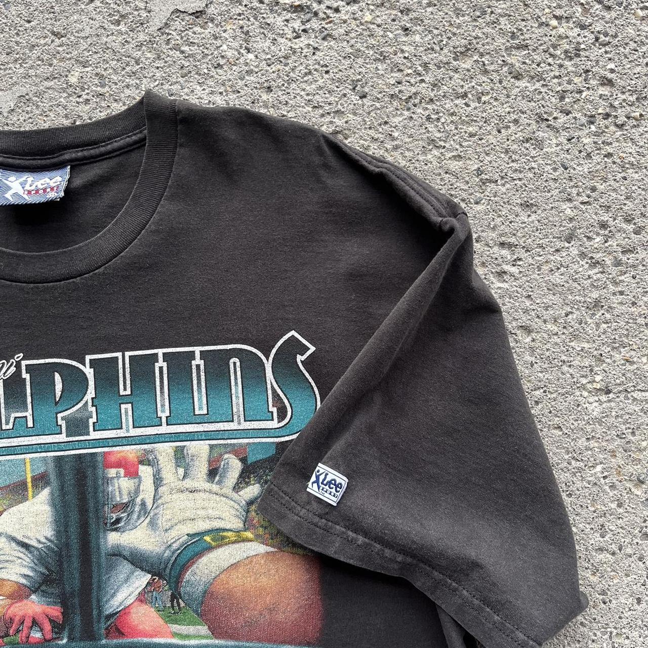 1995 Vintage Miami Dolphins Graphic Tee - Tag Size: - Depop