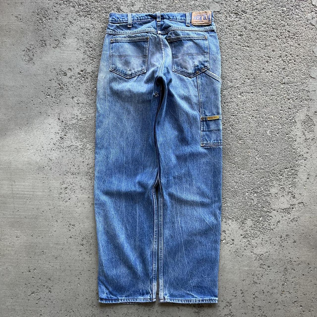 Prison Blues Denim Carpenter Pants •Mens 34” (see... - Depop