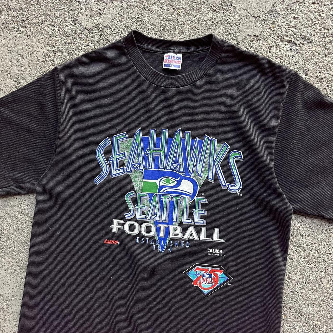 Vintage 1994 Seattle Seahawks T-shirt •XL (see... - Depop