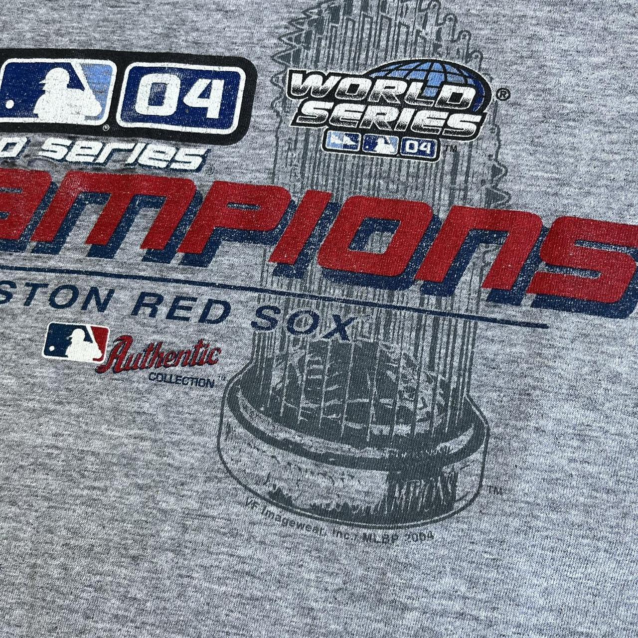 Vintage 2004 Boston Red Sox Tee Shirt Size XL Red - Depop