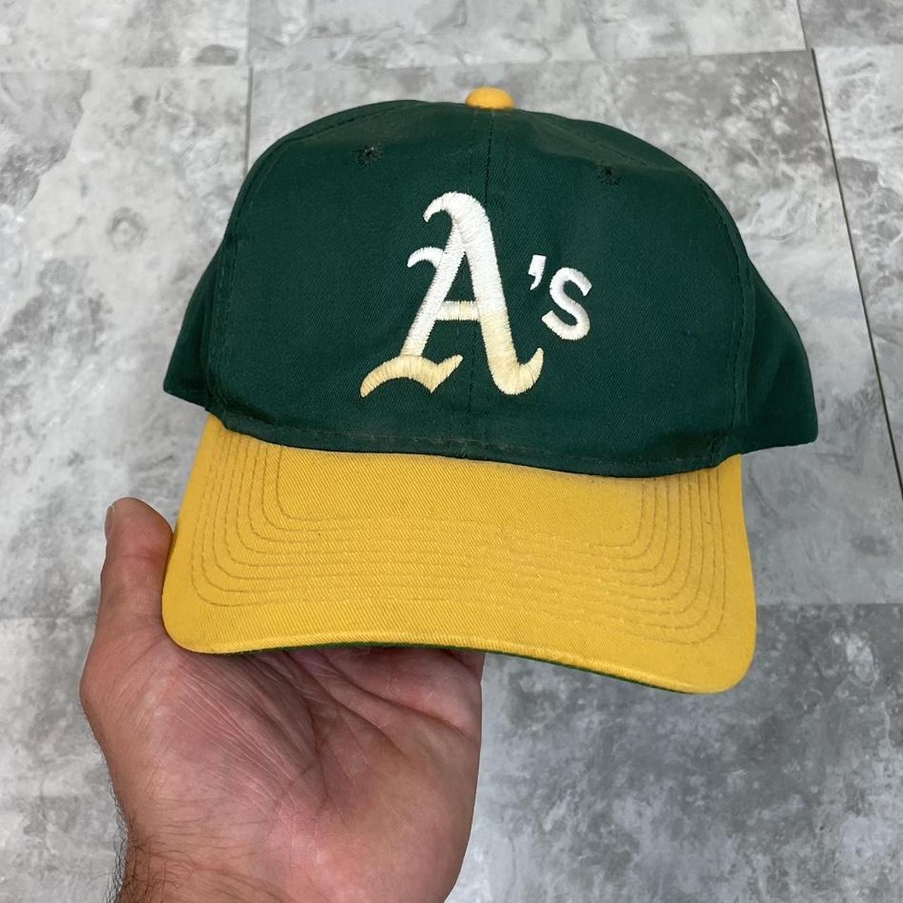 Vintage Oakland A’s Hat •Green/Yellow colourway... Depop