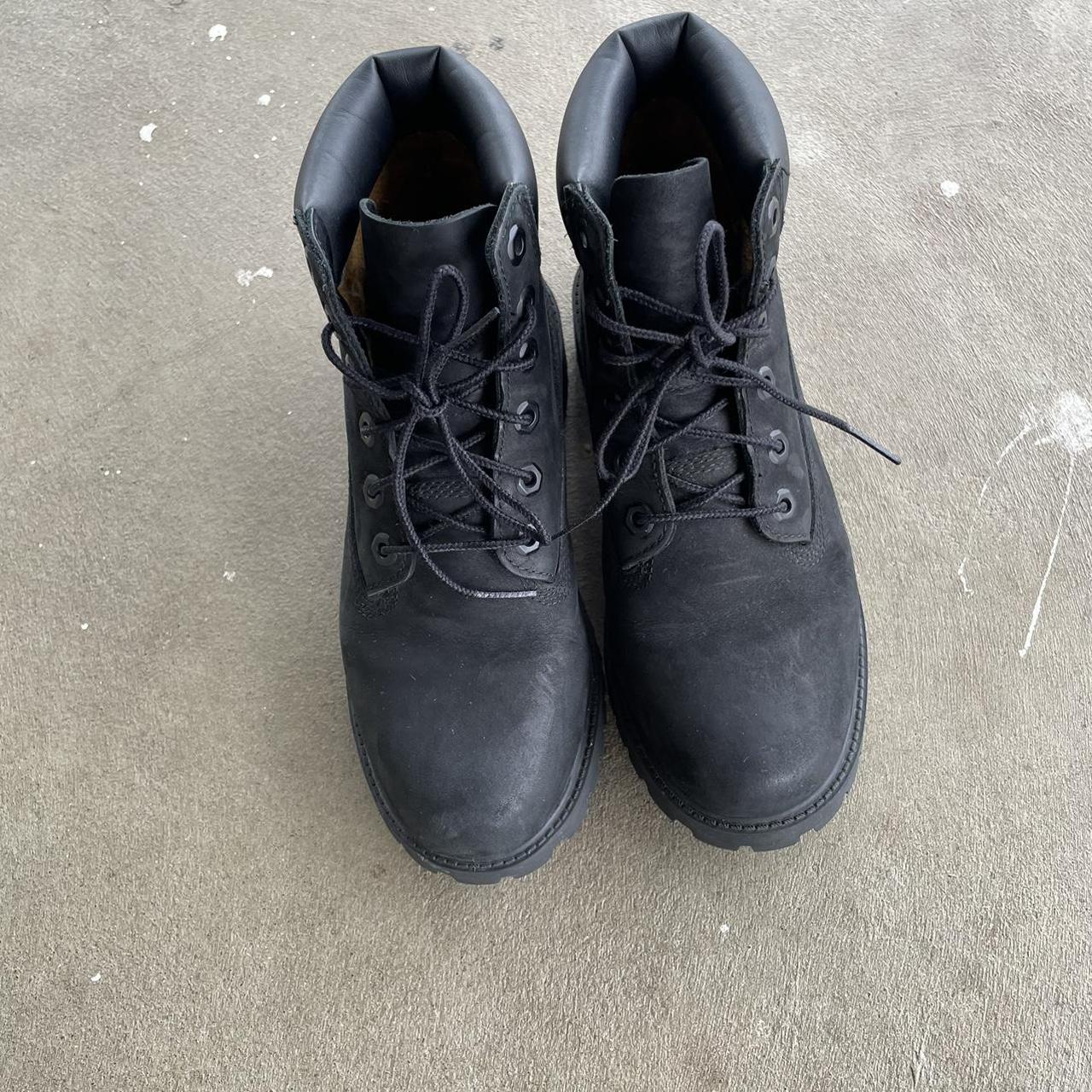 Timberland Boots •US 5 •Black colourway •Measures... - Depop